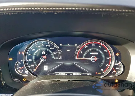 2019 BMW M5 из США, поврежденный, VIN WBSJF0C59KB447081